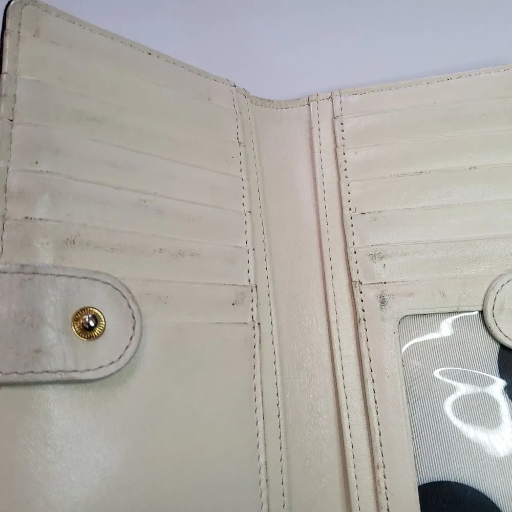 Kate Spade NY Bifold Snap Wallet Silver